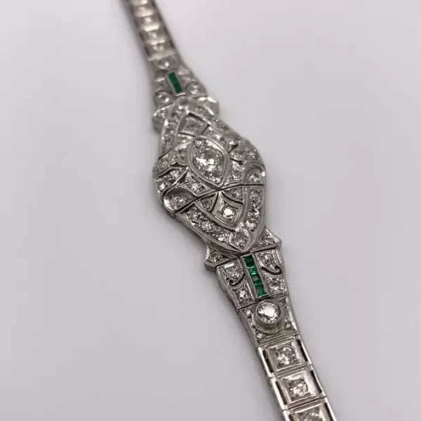 Art Deco Era Bracelet in Platinum - Image 2