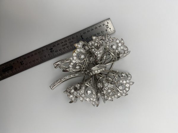 Art Deco Platinum and Dimond Pin - Image 3