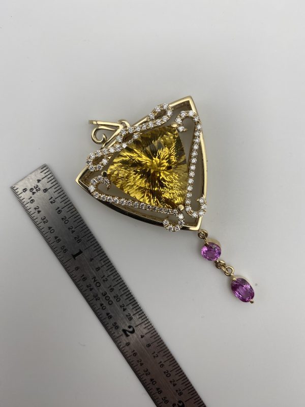 beautiful yellow diamond